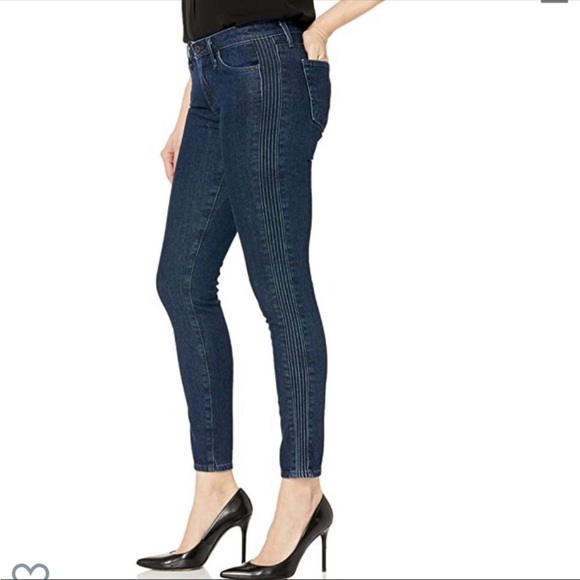 AG Adriano Goldschmeid the prima ankle pintucked cigarette ankle jeans size 27R - Picture 2 of 13